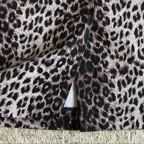 Leopard Straight Skirt - Picture 4 of 6